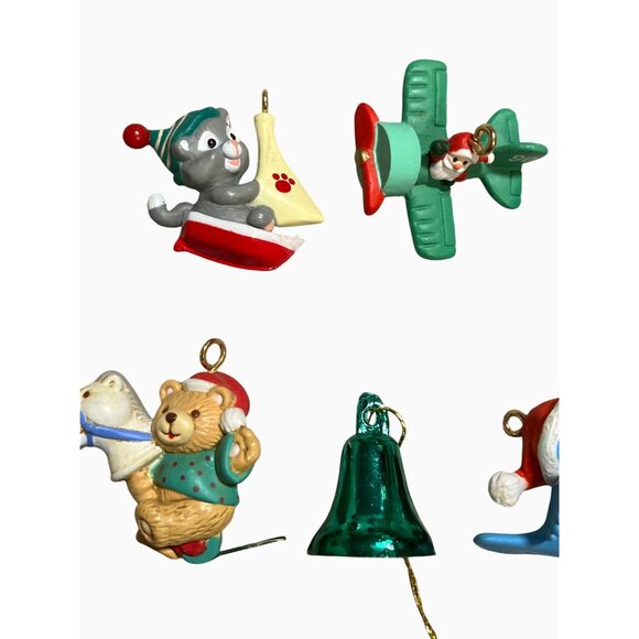 Miniature Christmas Ornament Custom Lot Hallmark Precious Moments and More - Picture 2 of 7